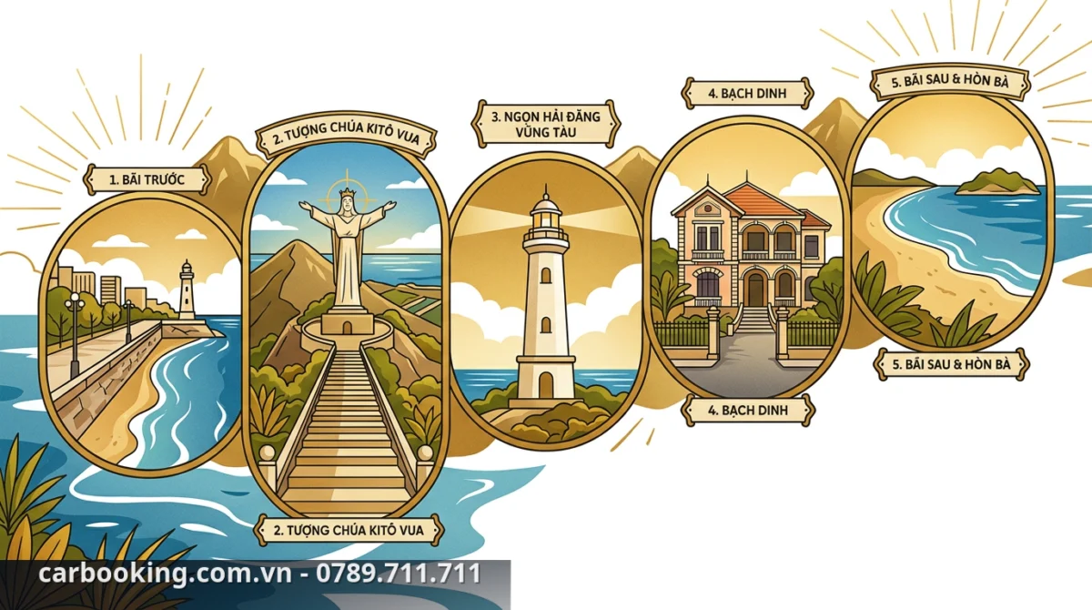Các điểm đến ven biển như Mũi Nghinh Phong thu hút đông đảo du khách ghé thăm. - 5 nơi nên đến khi ghé thăm Vũng Tàu