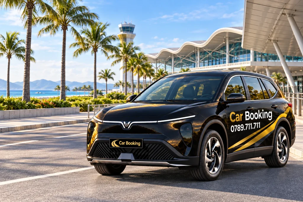 Ảnh minh họa xe Car Booking cho việc xác nhận điểm trả tuyến TP.HCM – Nha Trang
