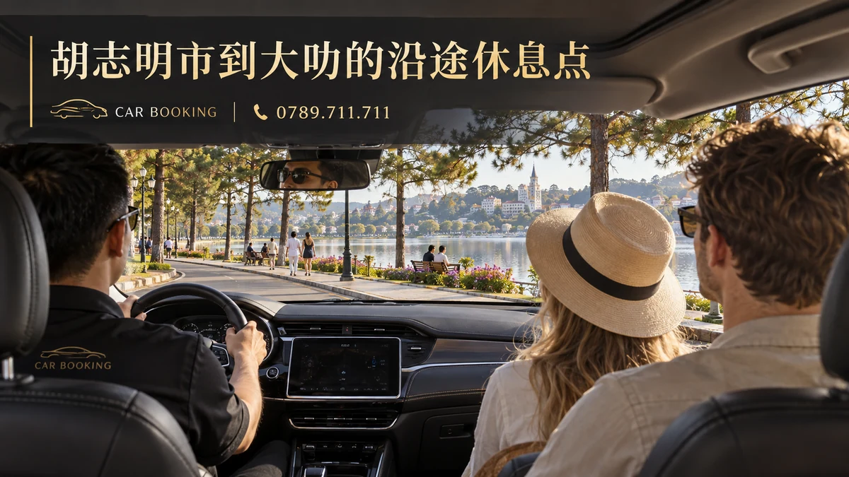 大叻的沿途休息点：文章标题设计，包车旅行与旅客的另一幅示意图