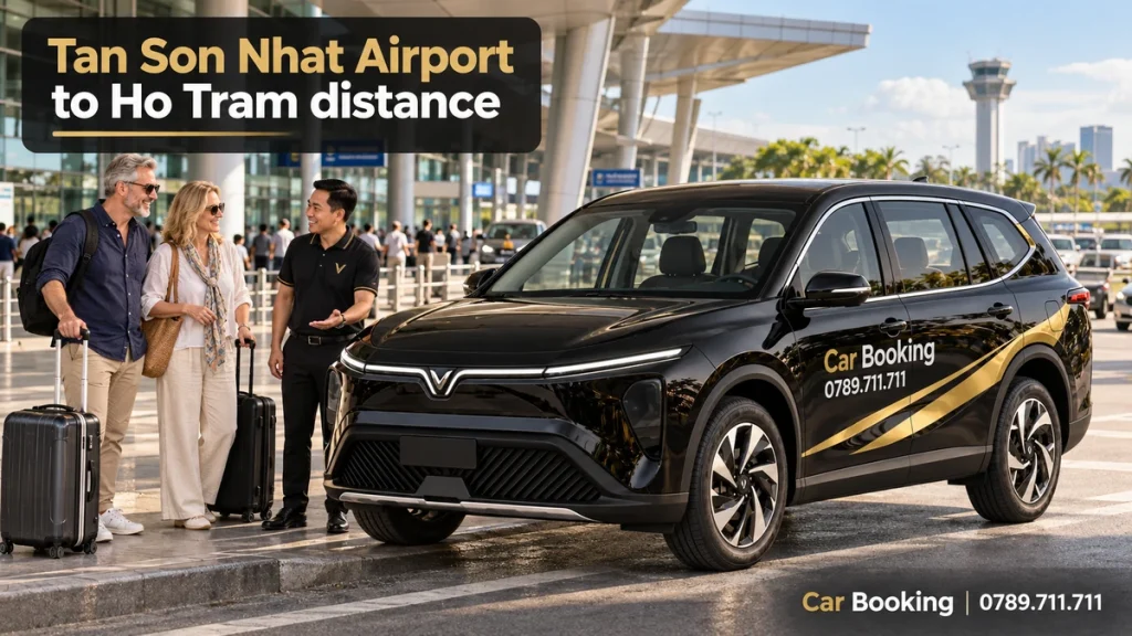Tan Son Nhat Airport to Ho Tram distance