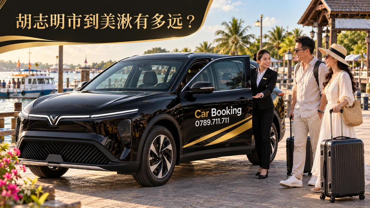 美湫河边一家人与Car Booking七座车核对行李