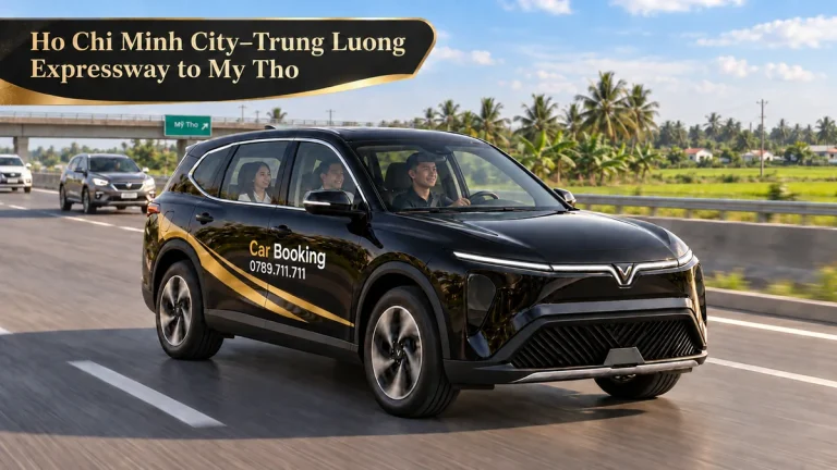 Ho Chi Minh City–Trung Luong Expressway to My Tho: Car Booking seven-seat SUV on the Ho Chi Minh City–Trung Luong Expressway