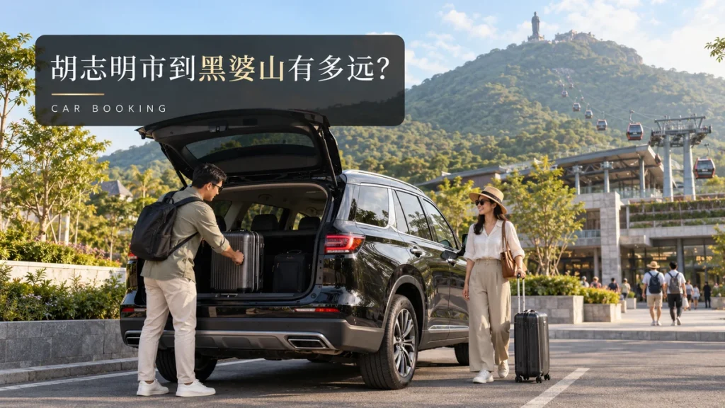 胡志明市到黑婆山有多远：西宁线路车辆与旅客示意图