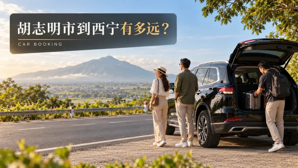 胡志明市到西宁有多远：西宁线路车辆与旅客示意图
