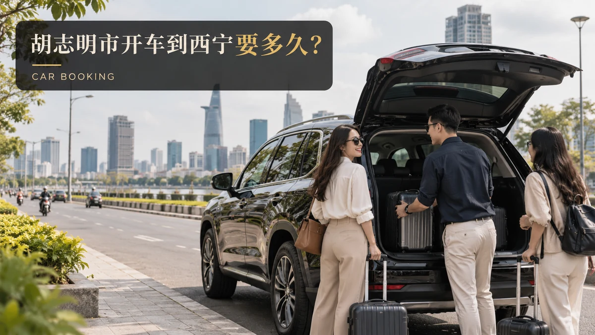 胡志明市开车到西宁要多久：西宁线路车辆与旅客示意图