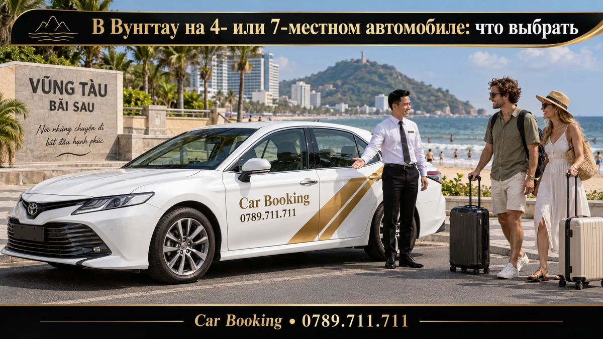В Вунгтау на 4- или 7-местном автомобиле: что выбрать — иллюстрация Car Booking