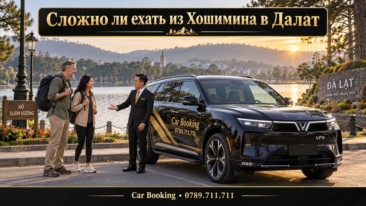 Сложно ли ехать из Хошимина в Далат — иллюстрация Car Booking