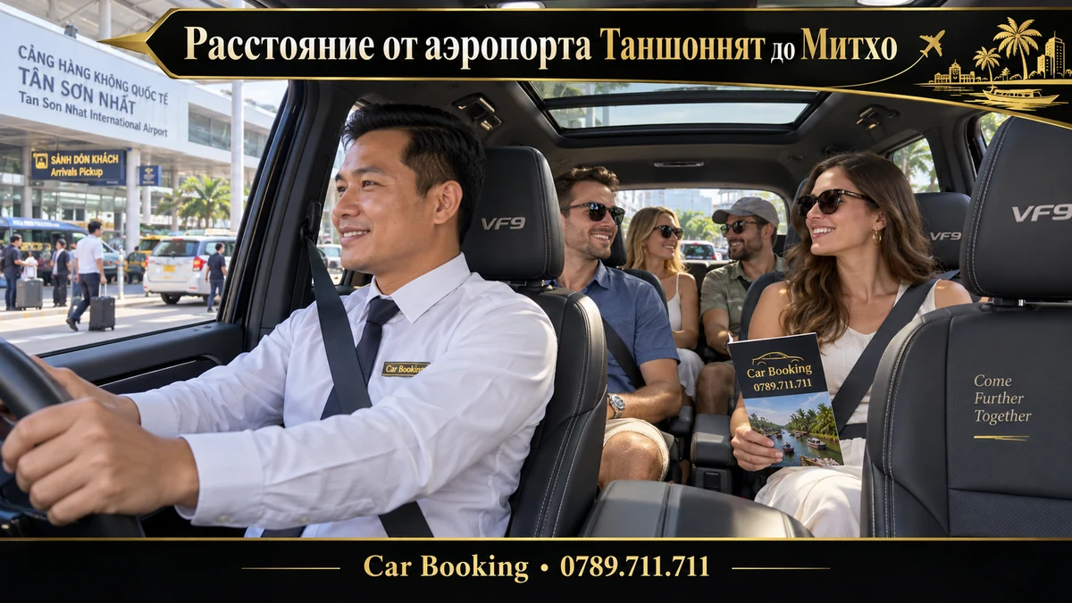 Расстояние от аэропорта Таншоннят до Митхо — иллюстрация Car Booking