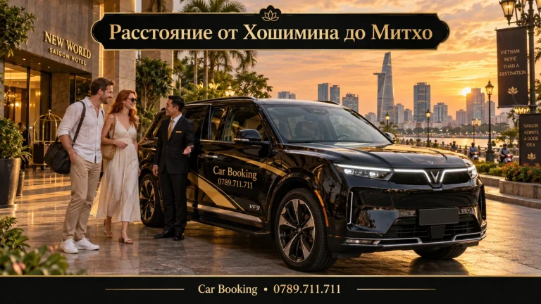 Расстояние от Хошимина до Митхо — иллюстрация Car Booking