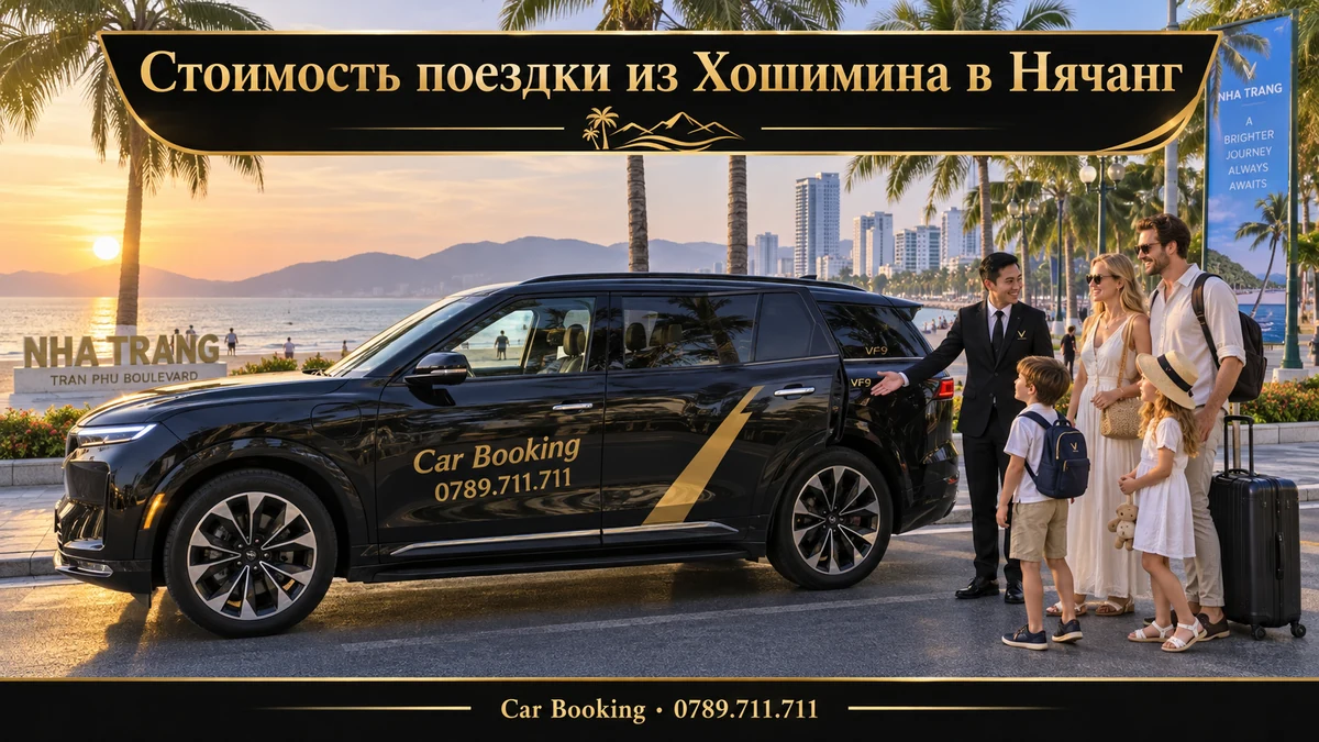 Стоимость поездки из Хошимина в Нячанг — иллюстрация Car Booking