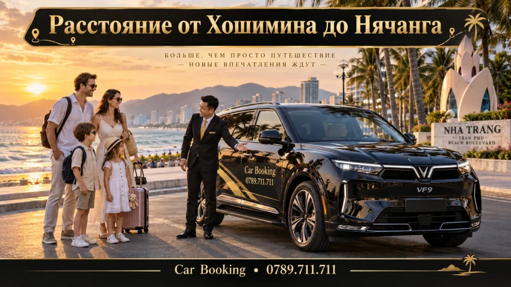 Расстояние от Хошимина до Нячанга — иллюстрация Car Booking