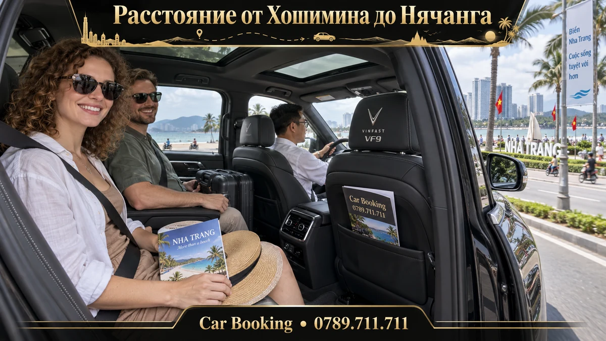 Расстояние от Хошимина до Нячанга — иллюстрация Car Booking
