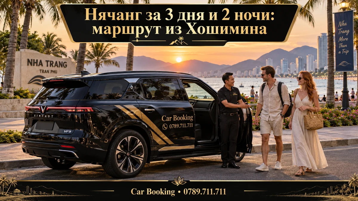 Нячанг за 3 дня и 2 ночи: маршрут из Хошимина — иллюстрация Car Booking