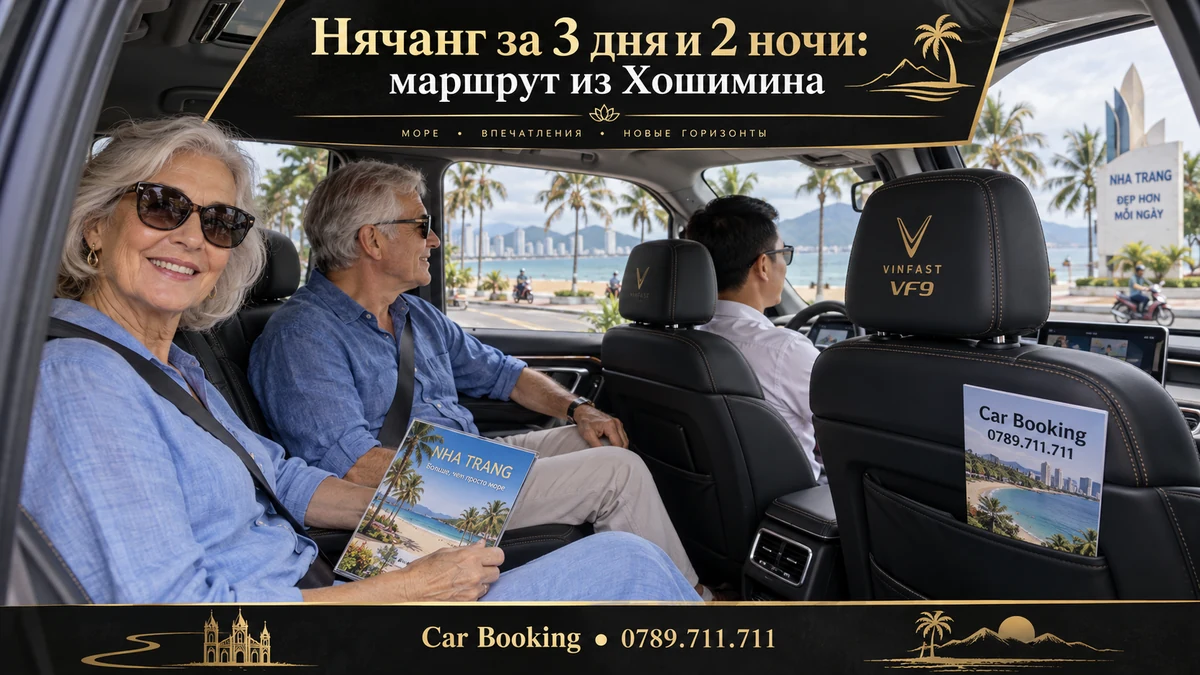 Нячанг за 3 дня и 2 ночи: маршрут из Хошимина — иллюстрация Car Booking