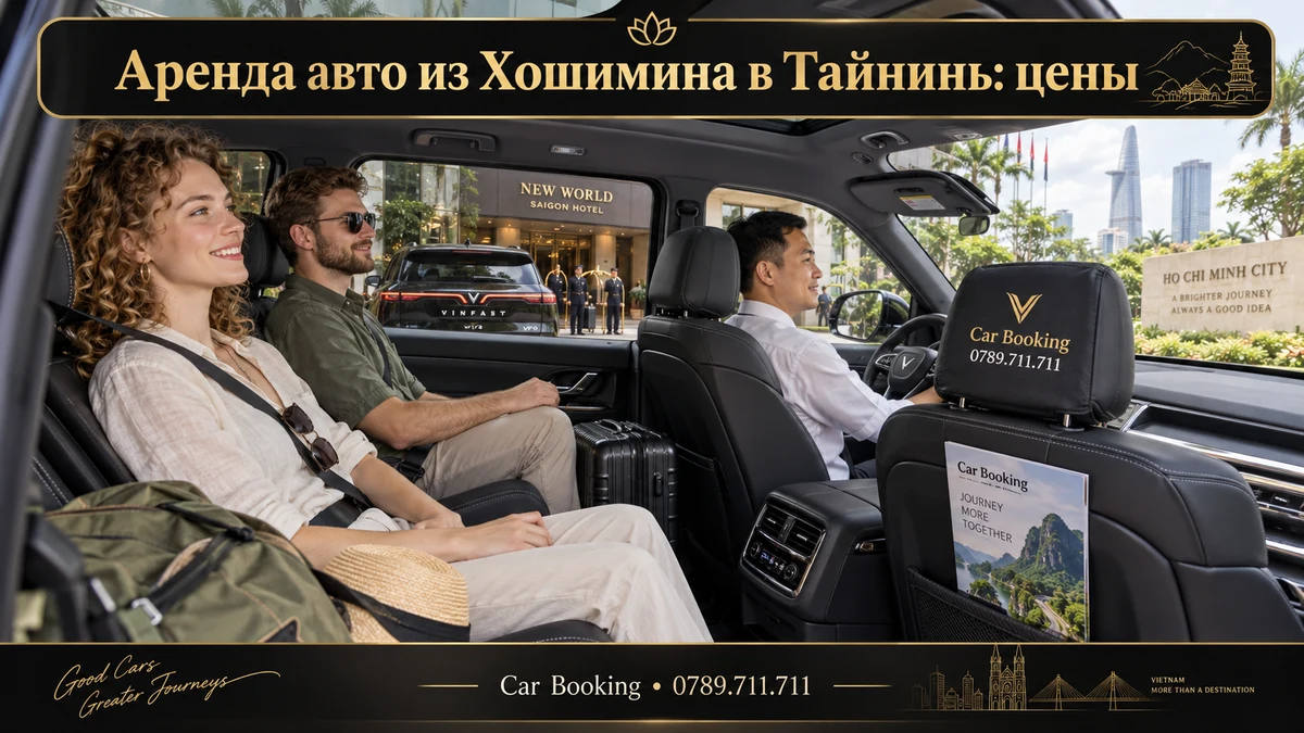Аренда авто из Хошимина в Тайнинь: цены — иллюстрация Car Booking