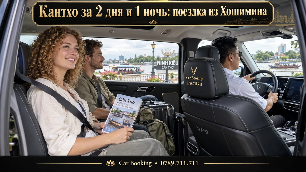 Кантхо за 2 дня и 1 ночь: поездка из Хошимина — иллюстрация Car Booking