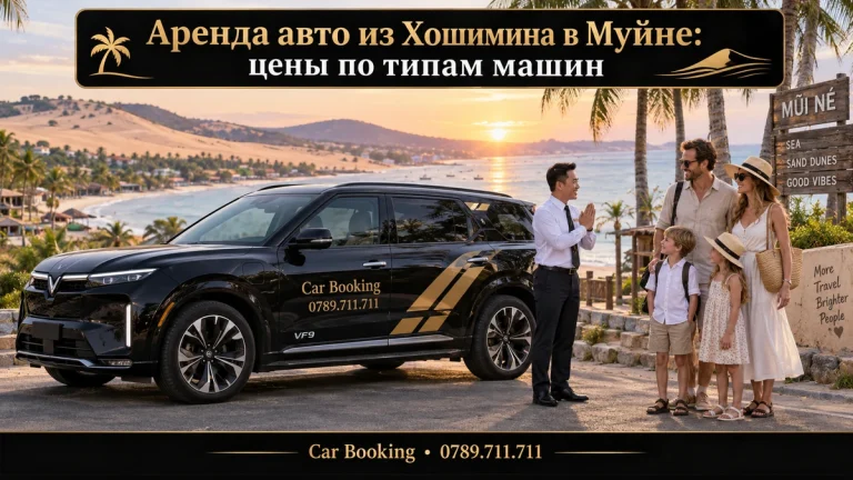 Аренда авто из Хошимина в Муйне: цены по типам машин — иллюстрация Car Booking