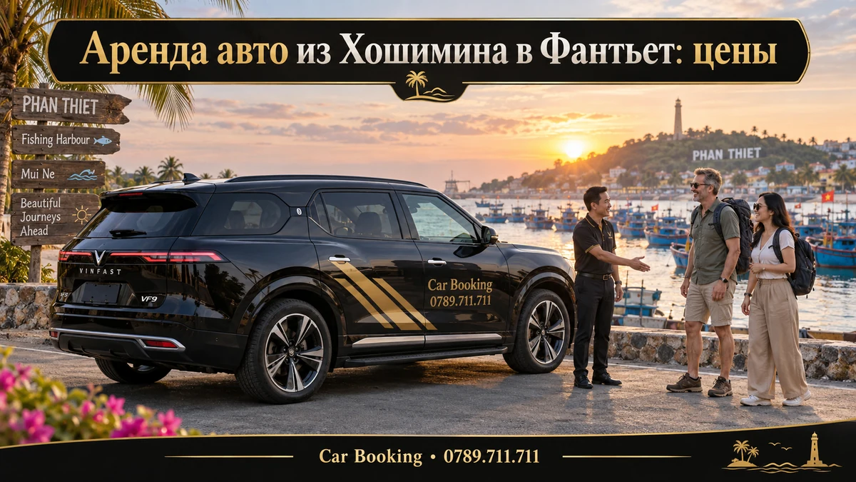 Аренда авто из Хошимина в Фантьет: цены — иллюстрация Car Booking