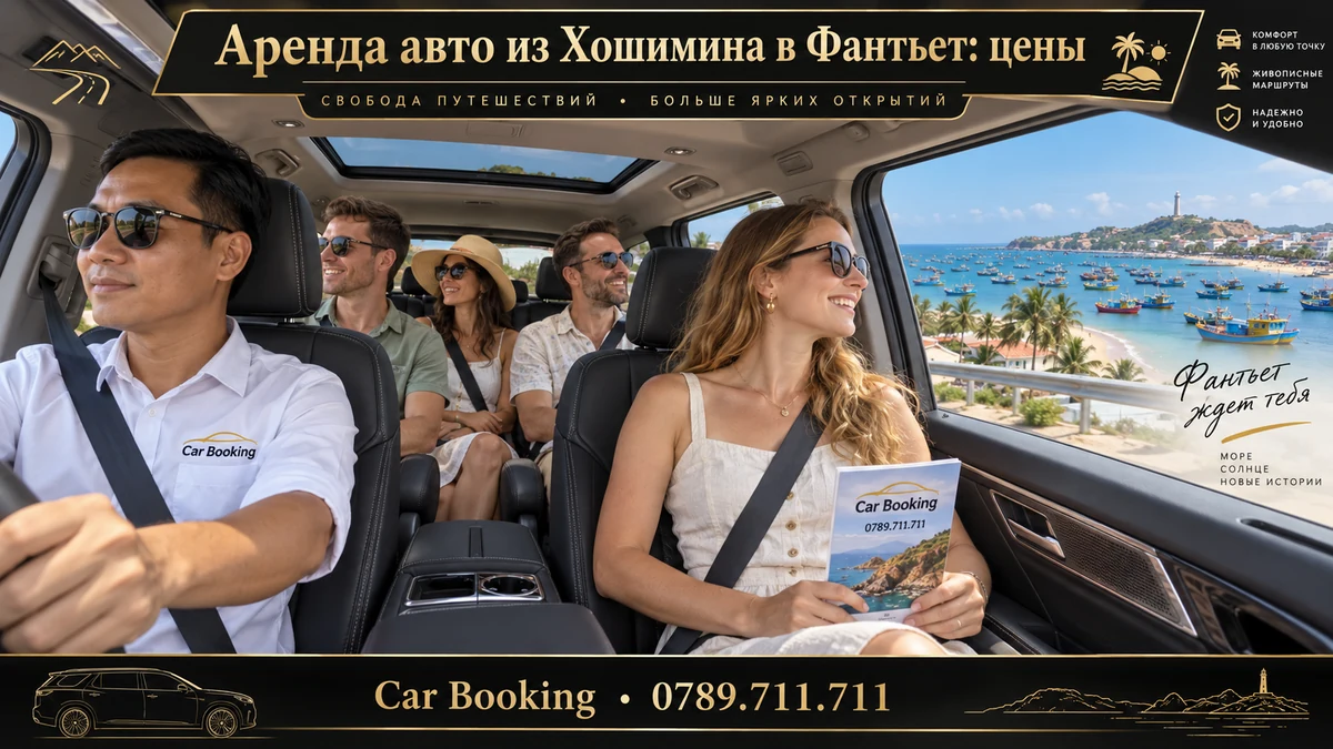 Аренда авто из Хошимина в Фантьет: цены — иллюстрация Car Booking