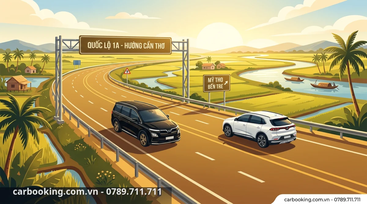 Lộ trình di chuyển từ Thành phố Hồ Chí Minh đi Cần Thơ phụ thuộc nhiều vào tuyến đường chọn đi - Hồ Chí Minh đi Cần Thơ bao lâu