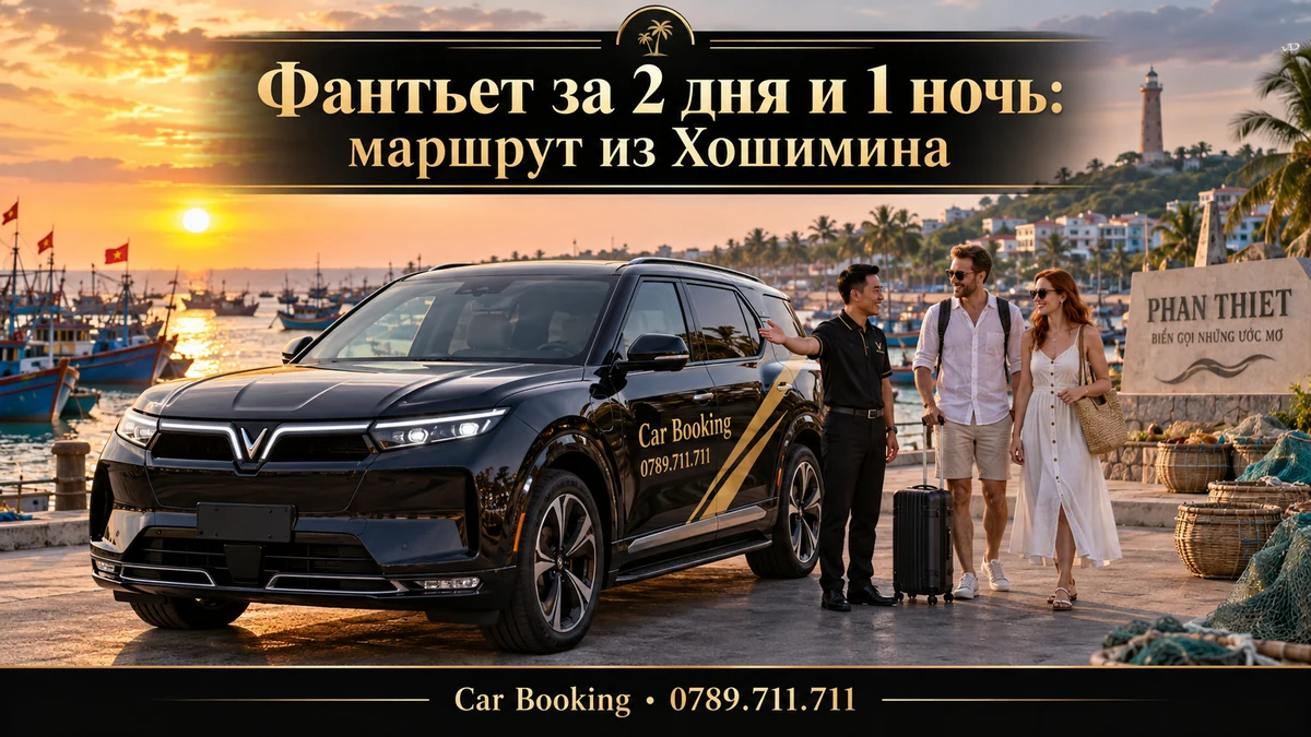 Фантьет за 2 дня и 1 ночь: маршрут из Хошимина — иллюстрация Car Booking