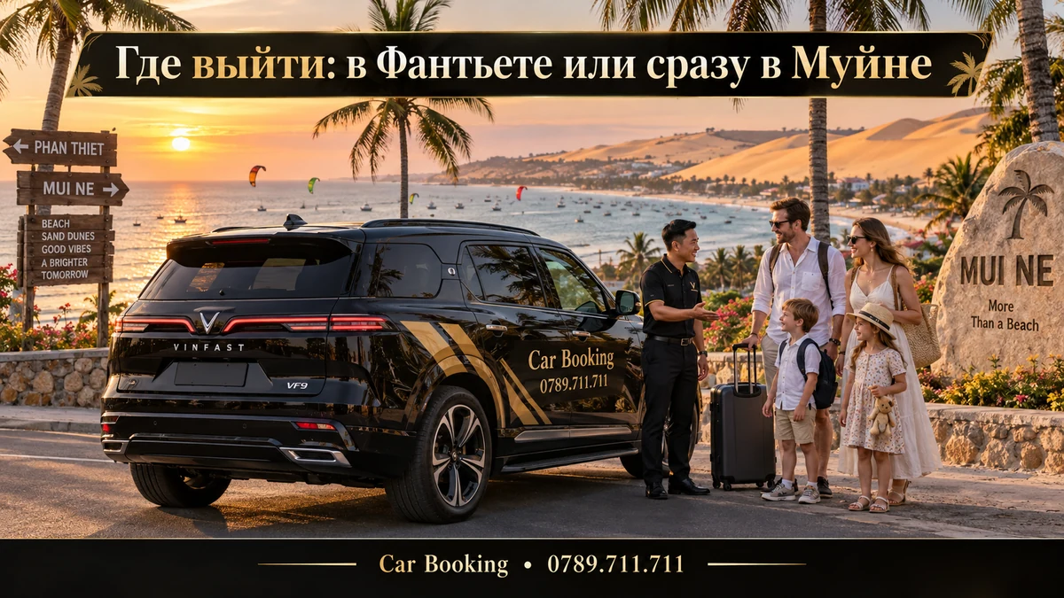 Где выйти: в Фантьете или сразу в Муйне — иллюстрация Car Booking