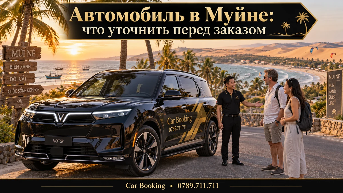 Автомобиль в Муйне: что уточнить перед заказом — иллюстрация Car Booking