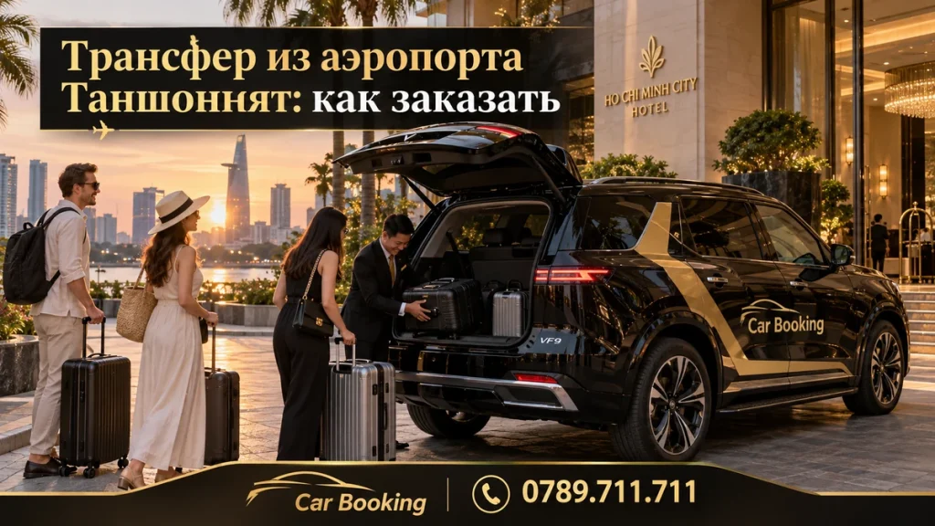 Трансфер из аэропорта Таншоннят: как заказать — иллюстрация Car Booking