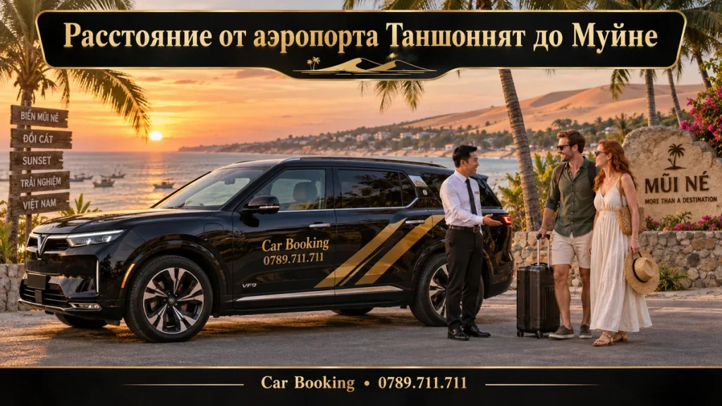 Расстояние от аэропорта Таншоннят до Муйне — иллюстрация Car Booking