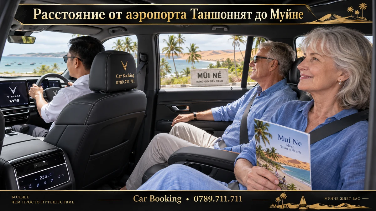 Расстояние от аэропорта Таншоннят до Муйне — иллюстрация Car Booking