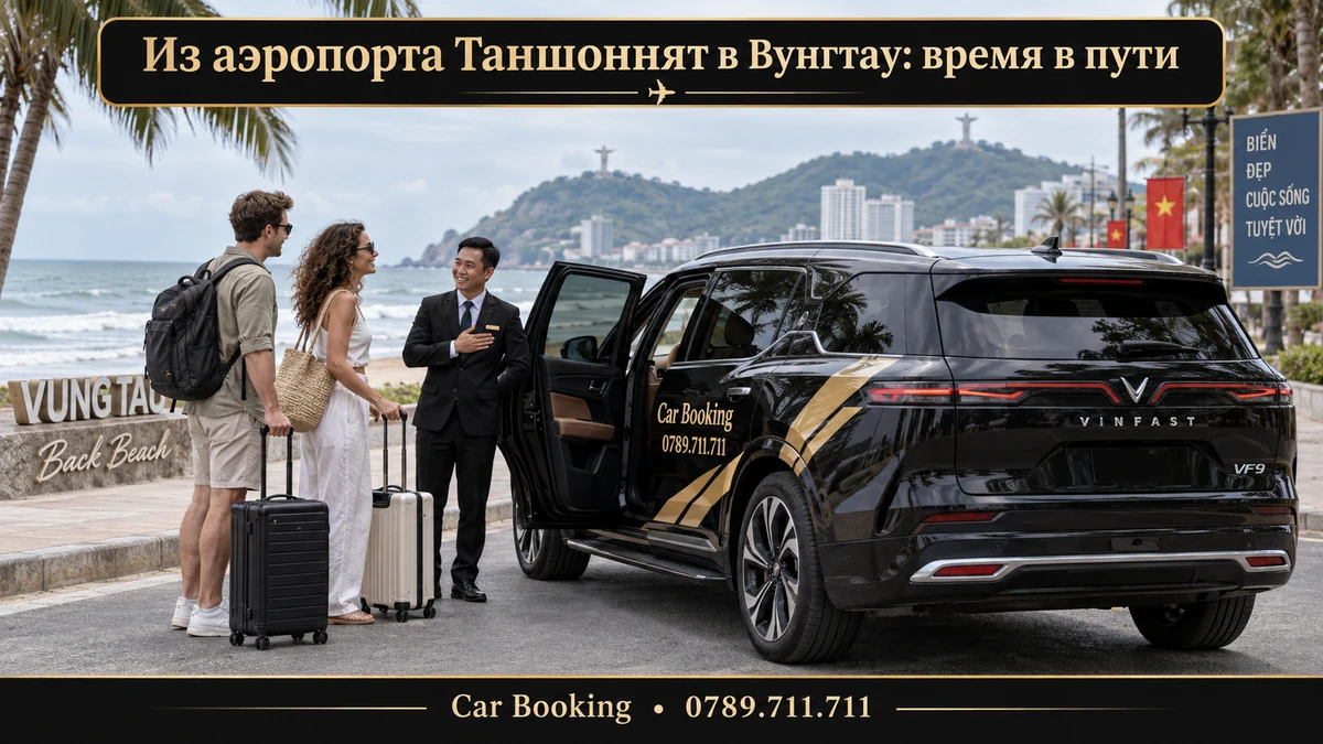 Из аэропорта Таншоннят в Вунгтау: время в пути — иллюстрация Car Booking