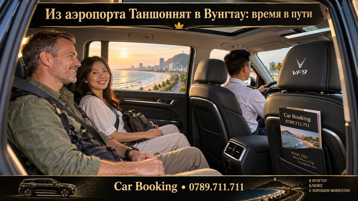 Из аэропорта Таншоннят в Вунгтау: время в пути — иллюстрация Car Booking
